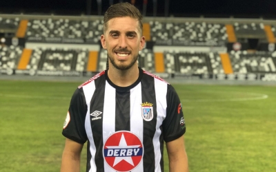 Héber Pena amb la samarreta del Badajoz, el seu últim equip | CD Badajoz